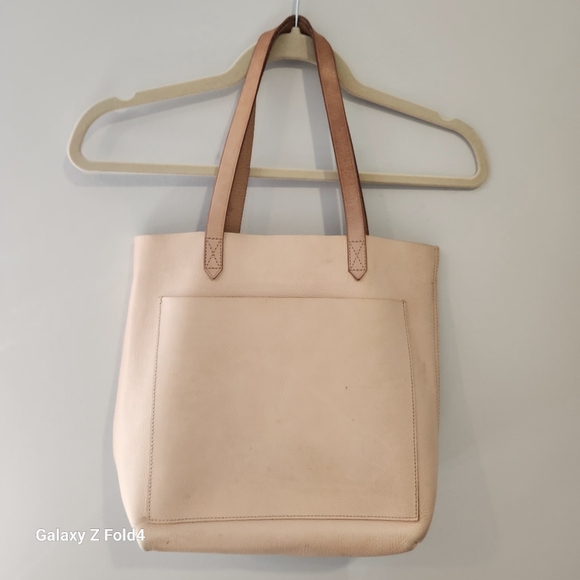 Madewell Medium Transport Tote Natural Light Tan/Beige - Picture 1 of 8